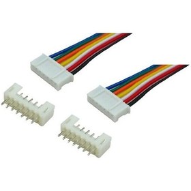 Resim 5 Adet 2mm 7 Pin Çift Taraflı Jst Ph Konnektör 20cm Kablolu 