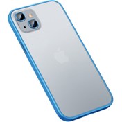 Resim Pilanix Apple Iphone 13 Kılıf Renkli Kenarlı Kamera Lens Koruyuculı Retro Kapak 