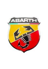 Resim Fiat Abarth Logo 3d Alüminyum Abarth Logo Amblem Çıkartma Rozet İthal 1. Sınıf 