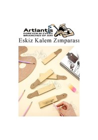 Resim Kalem Zımparası 5 Adet Eskiz Zımpara Kağıdı Füzen Kömür Kalem Karakalem Kalemtraş Kömür Bileme İnce Dişli Çizim Zımpara 