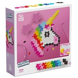 Resim Plus-Plus Puzzle by Number Unicorn 250 Parça Blok Oyuncak 
