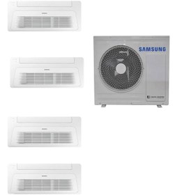 Resim Samsung Wind Free Multi Tek Yön Kaset 1+4 Sistem (AJ100TXJ5KH/EA) 9+9+9+9 Btu 10 kw Dış Ünite 