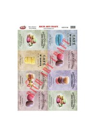 Resim RİCH PİRİNÇ DEKOPAJ KAĞIDI KOD:8136 