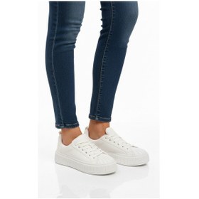 Resim Beyaz Bağcıklı Unisex Spor Ayakkabı Grov 410 G Beyaz 