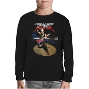 Resim Metallica - James Siyah Çocuk Sweatshirt Siyah 