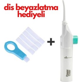 Resim Kuzgun Ticaret 2'si 1 Arada Mekanik Diş ve Ağız Temizleme & Diş Beyazlatma Seti | Power Floss ( Lisinya ) 
