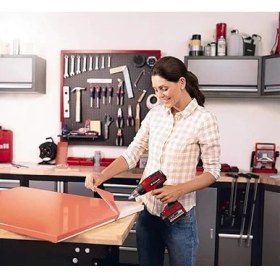 Resim CetKing Akülü Sıcak Hava Tabancası Te-Ha 18 Li - Solo Power X-Change (Li-Ion, 18V, 2 Sıcaklık Kademesi, Redüktör, Geniş Jet ve Reflektör Nozulu Dahil, Akü ve Şarj Cihazı Dahil Değildir) - 4520500 