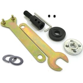 Resim Depolife 5mm Motor Mili Için Bağlantı Şaftı Somunlu Anahtarlı Kaplin Seti Disk Bağlama Adaptörü Okul Proje 