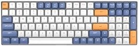 Resim Aigo A100 Stary Blue Kablosuz Mekanik Gaming Klavye – Blue Switch, 100 Tuş, USB-C + 2.4G, Hot Swap, PBT Keycap, İngilizce Q 