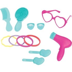 Resim Barbie Güzellik Set Bavulum - Güzellik Setleri - Kuaför Oyuncak Seti - Makyaj Seti 1 Adet 