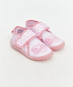 Resim LC Waikiki LCW STEPSPembe Barbie Nakışlı Kız Bebek Panduf 