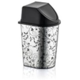 Resim Metalize Klik Çöp Kovası No:2- 11.5 Litre 