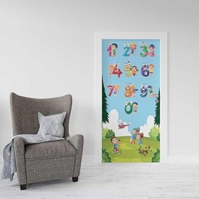 Resim Kapı Giydirme Kapı Sticker Folyosu Sayılar 