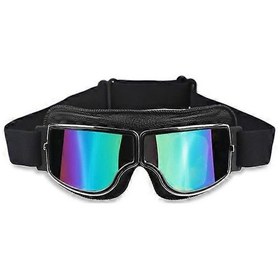 Resim Motosiklet Vintage Gözlükler Moto Motosiklet Gözlükleri Retro Kask Bisiklet Rüzgar Geçirmez Toz Geçirmez Uv Koruyucu Donanımlar Aksesuarlarmodel 2 