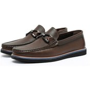 Resim Ducavelli Gela Hakiki Deri Erkek Günlük Ayakkabı Loafer Ayakkabı 