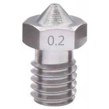 Resim 0.2mm E3D V5-V6 Çelik Nozzle - 1.75mm 