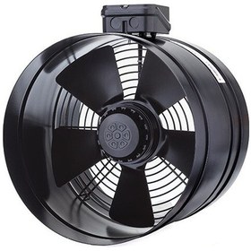 Resim BVN Bahçıvan 20 CM BORAX 200-2K 63 watt 680 m3/h 2750 DD 220/230 volt Monofaze Aksiyel Kanal Tipi Fan Aspiratör 