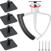 Resim Kitchenaid Için Stand Mixer Ek Tutucuları 4.5-5qt Mikser Ekleri Esnek Kenar Çırpıcı Aksesuarları (Yurt Dışından) 