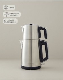 Resim English Home Cmk 6010 Inox Çay Makinesi Siyah-Krom 