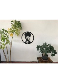 Resim Atatürk Metal Pano 