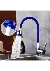 Resim Buffer Oynar Başlıklı Tasarruflu Kubar Musluk Borusu Ve Başlığı Mavi - 9093733789411drvs1 