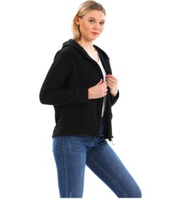 Resim Slazenger Sofal I Kadın Polar Sweatshirt Siyah 