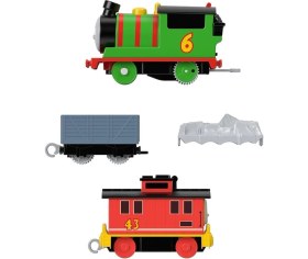 Resim Fisher-Price Thomas ve Arkadaşları Büyük Tekli Tren Percy - Brake Car Bruno HHN44 - HFX97 