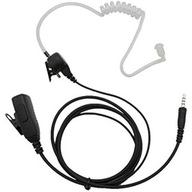 Resim Kablolu Cep Telefonu Kulaklık Akustik İçi Boş Hava Tüpü 3,5 mm Radyasyon Önleyici Mikrofonlu Kulaklık iPhone 6 Plus 5S Samsung Galaxy S8 S4 S3 Note 8 2 HTC ile uyumludur 