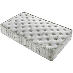 Resim 60 x 150 Kupons Bamboo Lüx Ortopedik Yaylı Bebek Yatak 