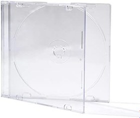 Resim Maxtek Ultra İnce 5.2mm CD DVD Blu-Ray Şeffaf İnce Mücevher Kılıfı Dahili Frost Clear CD Tepsisi, 25'li Paket. 