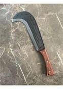 Resim Bk Çelik Dövme Tahra Karbon Çelik Orak Ağaç Budama Tırpanı El Yapımı 39cm 