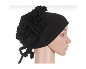 Resim Derin Stok Bone - Dikişli Fırfırlı Bone Bandana 
