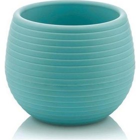 Resim Omnipazar So-es03 Elvan Kaktüs Saksı 0,55 Litre No 3 Su Yeşili 107 