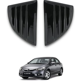 Resim Honda Civic Arka Cam Kelebek - Vent (2 Parça) | 2006-2011 Arası, SD 