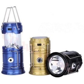 Resim Güneş Enerjili Şarj Edilebilir Usb Girişli Kamp Feneri Büyük Boy Çok Renkli 