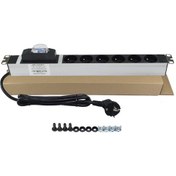 Resim Amp Connect 19 İnç 1U 6 Çıkş Ups Fransız Otomatik Sigortalı 