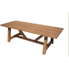 Resim Bahçecimobilya Bahçeci Maya 100X240 Kütük Masa Kahverengi 