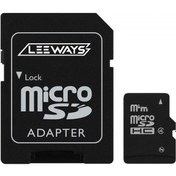 Resim Leeways 128gb Hafıza Kartı 100mb Okuma/yazma Hızı Adaptörlü 