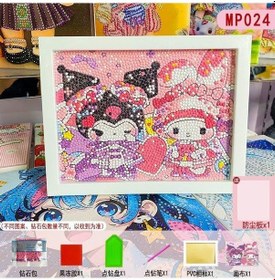 Resim My Melody Diy Kendin Yap Fotoğraf Çerçeveli Mozaik Boyama 2 