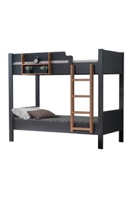 Resim Setay Ranza, Asya Ayrılabilir Ranza, 2li Antrasit - Ceviz - 90x190 Cm 