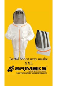 Resim Arımaks Arıcılık Arıcı Uzay Maske Battal Beden 
