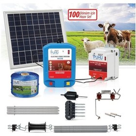 Resim Puhu Ecos Eko Model Kuruluma Hazır Elektrikli Çit Sistemi 100 Dönümlük 2 Joule -2471 