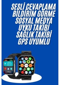 Resim Yeni Nesil Akıllı Saat Amoled Ekran Yüksek Çözünürlüklü 41 Mm Kasa 