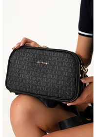 Resim Just Polo Kadın Günlük Kullanıma Uygun Su Geçirmez Lüks Ve Şık Omuz Çantası Shoulder Bag Siyah 
