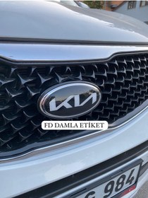 Resim Genel Markalar Kıa Sportage Ön Arka Yeni Logo Amblem Dekorasyon 