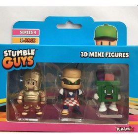 Resim Stumble Guys Seri 4 3'lü Mini Figür Maxımus 