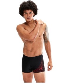 Resim Speedo Medley Logo Aquashort Erkek Yüzücü Mayosu Siyah 