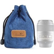 Resim Sccotton Astar Darbeye Dayanıklı Dijital Koruma Taşınabilir Slr Lens Çantası Mikro Tek Kamera Çantası Yuvarlak Mavi S 