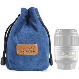 Resim Sccotton Astar Darbeye Dayanıklı Dijital Koruma Taşınabilir Slr Lens Çantası Mikro Tek Kamera Çantası Yuvarlak Mavi S 
