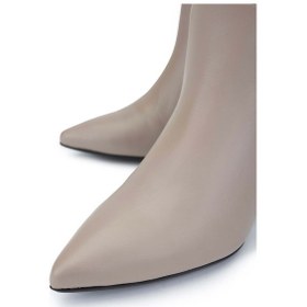 Resim Tamer Tanca Kadın Hakiki Deri Vizon Topuklu Çizme 820 2052 Bn Czm Sk24-25 Vızon Dr Vizon 